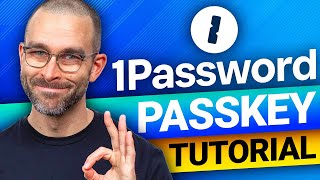 1Password Passkey tutorial  How to use Passkeys in 2024 [upl. by Einafit]