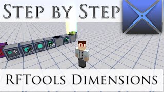 Step By Step RFTools Dimensions  with Resource List Tutorial [upl. by Latif]