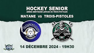 Hockey senior  Matane vs TroisPistoles [upl. by Bazil16]