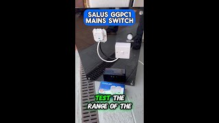 SALUS Controls Mains Switch Testing the range of the SALUS Controls ggpc1 mains switch [upl. by Bette-Ann]