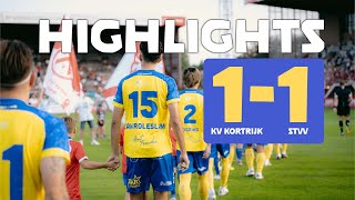 HIGHLIGHTS l KV Kortrijk  STVV l 11 [upl. by Yenmor819]