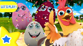 Zenons Farm Surprise Eggs  Fun and Learning  Zenon The Farmer [upl. by Hedve]