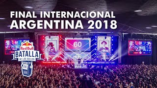 Final Internacional 2018  Red Bull Batalla de los Gallos [upl. by Fabrin]