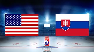 USA  Slovensko 45 PP  Mistrovství Světa V Hokeji HIGHLIGHTSUSA  Slovakia 45 OT HIGHLIGHTS [upl. by Jackquelin]