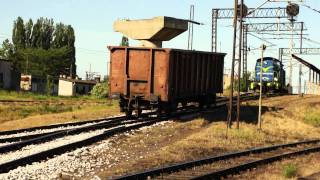 PKP cargo SM42 1085 zrzuca węglarkę z górki rozrządowej [upl. by Nace656]