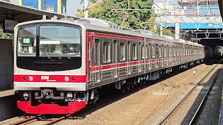 Stasiun Karet Kompilasi KRL Commuter Line 4K  JR 205 TM 6000 EA 203 [upl. by Anders980]