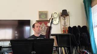 Contrabassoon Etude from Lesson 5 in Seltmann Vol 6 by Victor Bruns [upl. by Aihsiym]