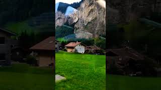 beautiful Village lauterbrunnen travelandphotography [upl. by Idleman817]