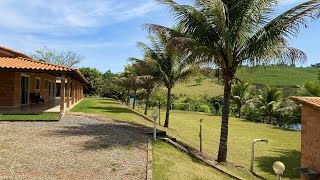 LINDA CASA DE SÃTIO EM 8 HECTARES NA MARGEM DA REPRESA  A VENDA EM GUAPÃ‰ MG [upl. by Talley]