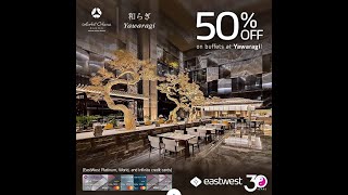 Japanese Food Buffet  Yawaragi  50 Discount Promo [upl. by Atteiram746]