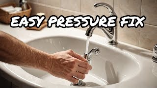 EASY Faucet Aerator FIX in 3 Steps  for sinks with weak flow diy easyfix [upl. by Lusar]