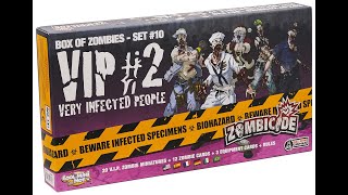 Zombicide Box of Zombies Very Infected People VIP 2 Unboxing Santa Claus [upl. by Ramon]