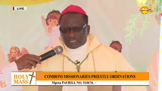 13042024  CAPUCHIN TV LIVE  COMBONI MIS PRIESTLY ORD  OUR LADY OF ANNUNCIATION KIONGWANI P [upl. by Lednor417]