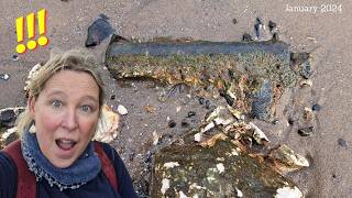 Its A Miracle I Saw This I Almost Walked Right Past It Mudlarking on the River Thames at Low tide [upl. by Odarbil]