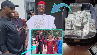 Moses Bliss Davido WATCH As Dollars RAIN AT Jowizaza Sisters Wedding [upl. by Olivero]