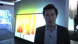 IFA 2013  Philips DesignLine 84quot UHD [upl. by Kauppi118]