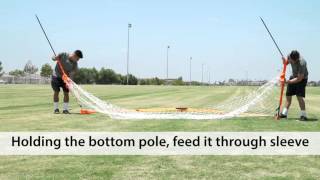 Bownet Soccer Goal 7x14 and 7X16 Set Up Video [upl. by Flinn]