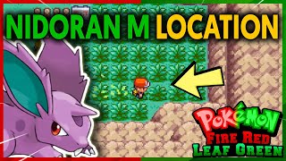 WHERE TO FIND NIDORAN M ON POKEMON FIRE RED AND LEAF GREEN [upl. by Ecaroh]