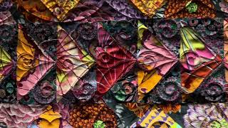 LongArmer Holly Williams Sosa  Kaffe Fassett’s Autumn Postcard [upl. by Ahsitan]