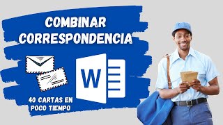 Combinar correspondencia en word 2022 [upl. by Dulce]