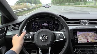 Volkswagen Arteon R Line 2020  Test Drive [upl. by Gnay]