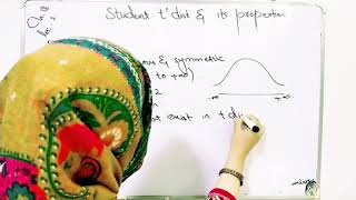 Student t distribution and its properties briefly explain [upl. by Ainadi124]