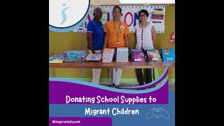 Donating School Supplies to Migrant Children 1 [upl. by Naek]