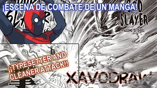 ¡Guía y Tutorial para Typesetter y Cleaner de una escena de pelea en One Punch Man XavoDraw [upl. by Ardnu662]