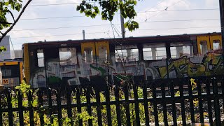 Tyne amp Wear Metro Gosforth Depot  The Avoiding Line 05102024 [upl. by Grannia]