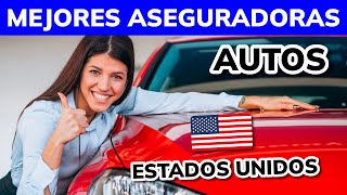 🥇 TOP 3 mejores ASEGURADORAS de AUTOS en ESTADOS UNIDOS [upl. by Efthim]