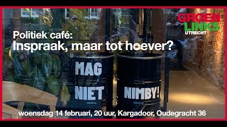 Politiek Café  Inspraak maar tot hoever [upl. by Boyce]