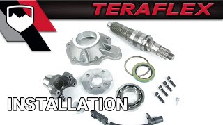 TeraFlex Install 231 Extreme Short Shaft Kit 4444400 Plus 2WD Low Range Kit 2204000 [upl. by Dhruv]