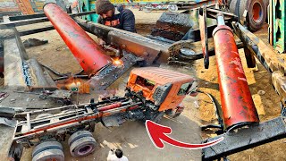 How to Repair a Hydraulic Jack Cracked Due to Overload  When you dont have a new H jack or tools [upl. by Chatterjee]