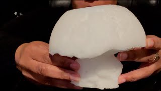 ICE ART SERIES  MUSHROOM  powderyice iceasmr eatingice [upl. by Nennerb]