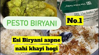 Pesto Biryani in easy style with Indus Valley india’s number one kitchen brand cooking cooking [upl. by Anaejer]