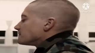 Jarhead  Police bangs Marines head in a wall WTF Boom Explosion [upl. by Airdnazxela]