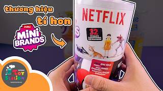 Những món đồ tí hon phiên bản NETFLIX Mini Brands ToyStation 911 [upl. by Yregerg]