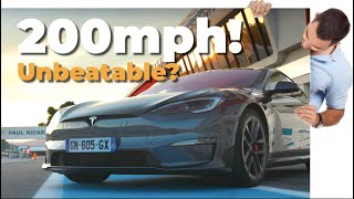 Will the Tesla Model S Plaid ‘Track Package’ at 322kmhr outrun the competition [upl. by Clapper]