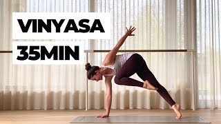 35Min Strong Vinyasa Flow [upl. by Repip]