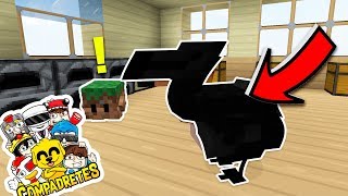 COMPADRETES UN PELIGROSO MONSTRUO APARECE EN MI CASA 😱 MINECRAFT COMPAS SERIE MODS EPISODIO 10 [upl. by Delanos833]