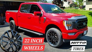 F150 22 Inch Wheel Upgrade with Nitto Tires eBay Motors [upl. by Aid]