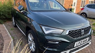 Seat Ateca Xperience 2021 UK Car start up [upl. by Dreeda]