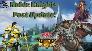 Link Evolution Ranked Noble Knights Deck Profile and Replays [upl. by Ahseym]