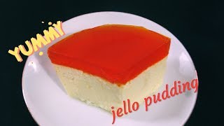 how to make jello pudding  jello pudding recipe দারুন মজার জেলো পুডিং [upl. by Candie]