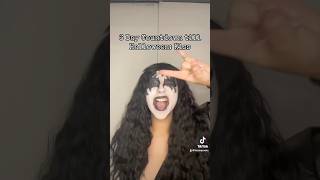 6 days💋🎸 halloween halloweenmakeuplook kiss reels trendingreels [upl. by Waverly73]