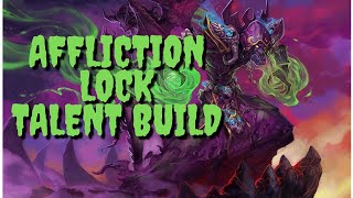 WOTLK CLASSIC Affliction Warlock Talent Build [upl. by Linders]