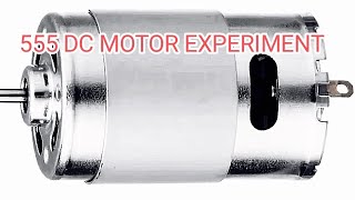 555 dc motor experiment [upl. by Katalin]