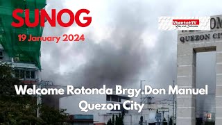 SUNOG sa Welcome Rotonda BrgyDon Manuel Quezon City 19January2024 [upl. by Lord]