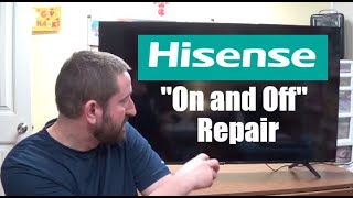 Gaming On A Budget Hisense quotOn and Off Repairquot Full Tutuorial 55quot R6 Series 4K HDR10 Model 55R6E3 [upl. by Nahttam]