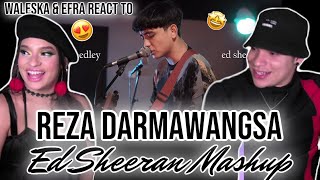 I WANT TO WATCH THIS LIVEWaleska amp Efra react to Reza Darmawangsa quotEd Sheeranquot mashup One Man Band [upl. by Aden608]